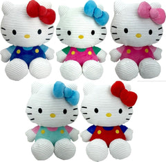 Hello Kitty Plush Corduroy 7.5 Inch Asst ZZHKCORPL - S1 - Colorland Toys