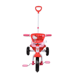 Hello Kitty Trike with Push Handle TRI - 7161HKY - Colorland Toys
