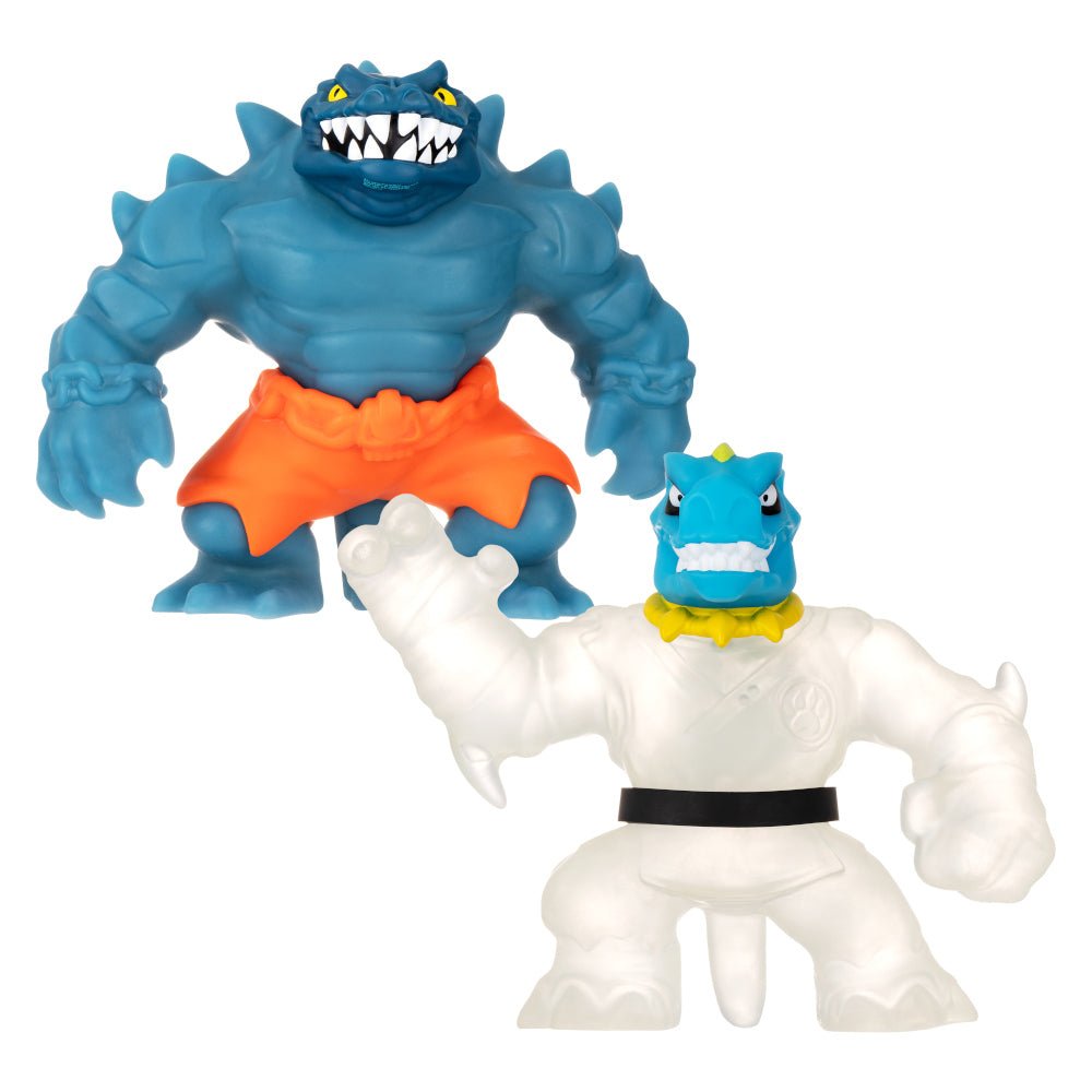 Heroes Of Goo Jit Zu Glow Shifters Tyro vs Rock Jaw 42620/63654 - Colorland Toys