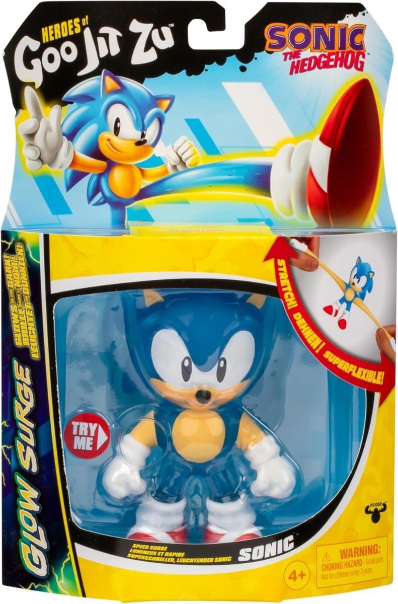 Heroes Of Goo Jit Zu Sonic The Hedgedog Glow Surge - Sonic - Colorland Toys