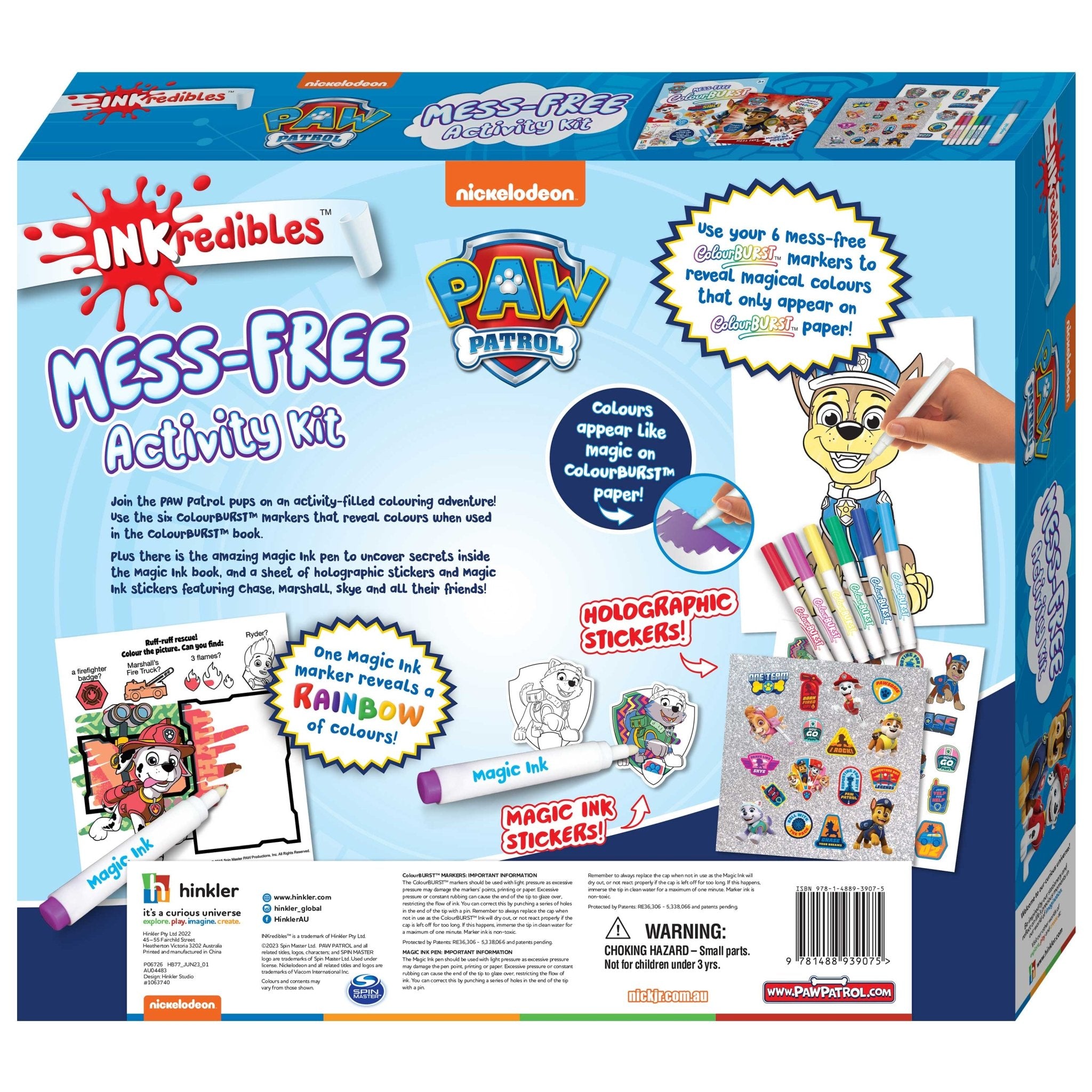Hinkler Inkredibles Activity Kit Paw Patrol HST00448 - Colorland Toys