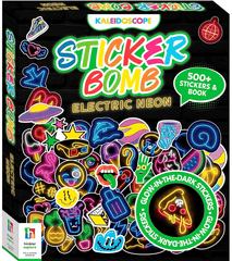 Hinkler Kaleidoscope Sticker Bomb Electric Neon 954504HK - Colorland Toys
