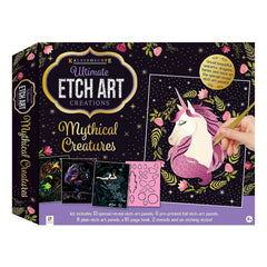 Hinkler Kaleidoscope Ultimate Etch Art Carry Case Magical Creatures 948725 - Colorland Toys