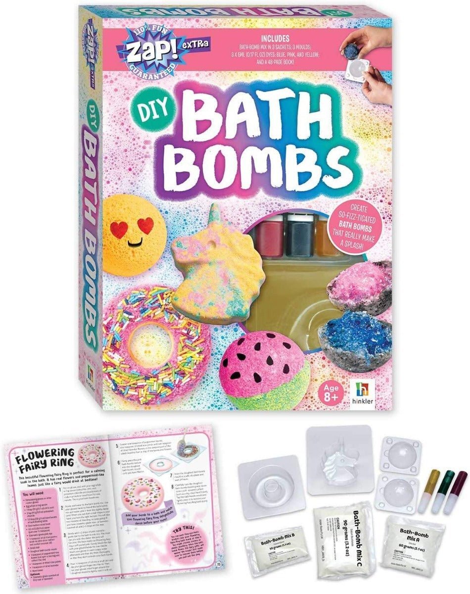 Hinkler Zap! Extra DIY Bath Bombs 806037 - Colorland Toys