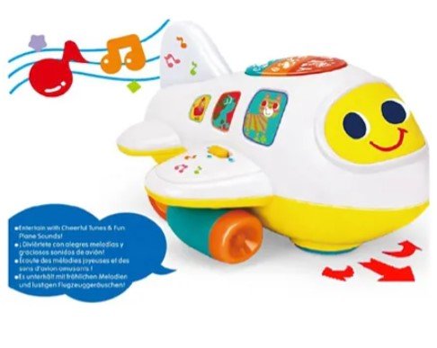 Hola Bump 'N Go Learning Plane B1121/6103 - Colorland Toys