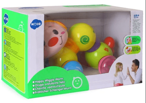 Hola Happy Wiggle Worm 997 B1146 - Colorland Toys