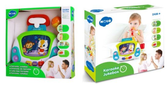 Hola Karaoke Jukebox B1199/A3138 - Colorland Toys