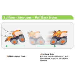 Hola Tiger Monster Truck Orange 3151B B1108 - Colorland Toys