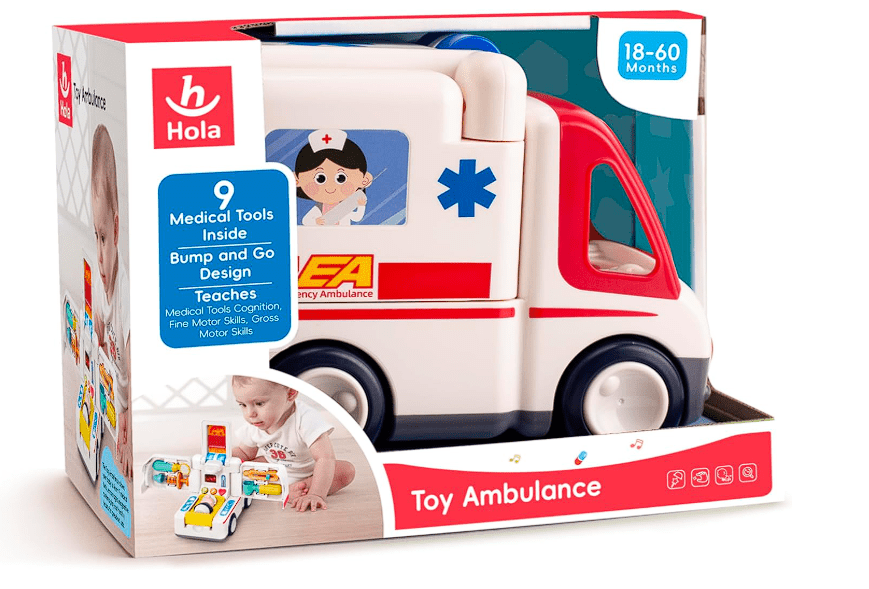 Hola Toy Ambulance E9997 - Colorland Toys