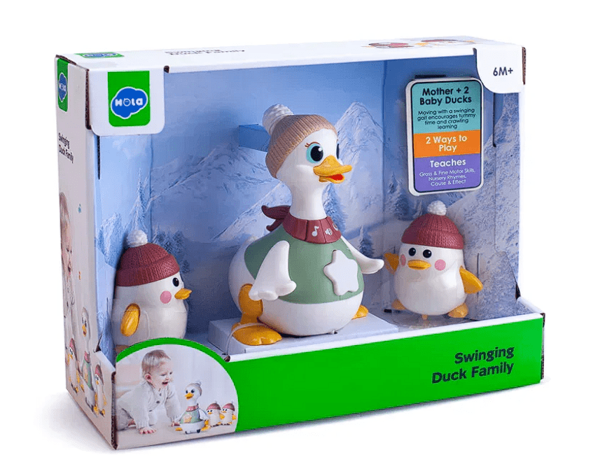 Hola Waddling Duck Family HE9987 - Colorland Toys