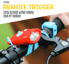 Hornit Mini Bicycle Cycle Bike Light Set Blue & Red 5353BURE - Colorland Toys