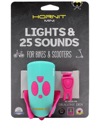 Hornit Mini Bicycle Cycle Bike Light Set Pink & Turquoise 5353PITQ - Colorland Toys