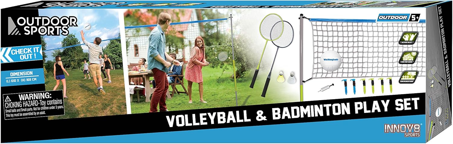 Hostfull Volleyball And Badminton Play Set - 77301 - Colorland Toys