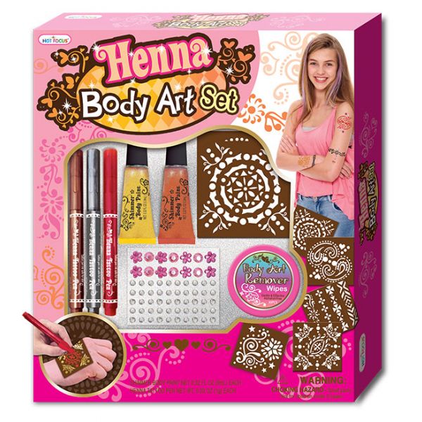 Hot Focus Henna Body Art Set 076B - Colorland Toys