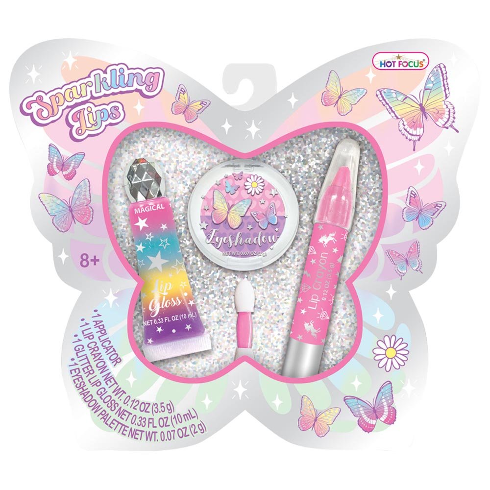 Hot Focus Sparkling Lips Tie Dye Bufferfly 173TB - Colorland Toys
