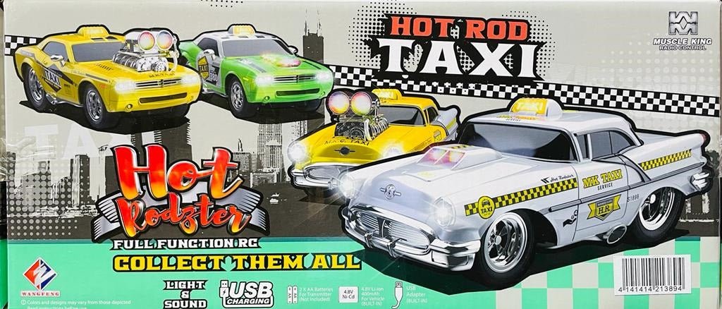 Hot Rod Taxi RC Car MK8139B - Colorland Toys