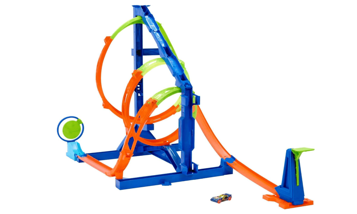 Hot Wheels Action Corkscrew Twist Kit Playset HMX41 - Colorland Toys
