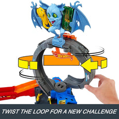 Hot Wheels City Bat Loop Attack HTN78 - Colorland Toys