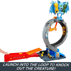 Hot Wheels City Bat Loop Attack HTN78 - Colorland Toys