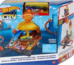 Hot Wheels City Burger Blitz Playset HDR26 - Colorland Toys