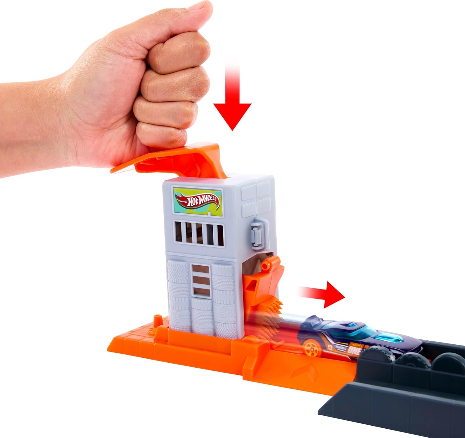 Hot Wheels City Nemesis Gorilla Garage Attack JHL92 - Colorland Toys