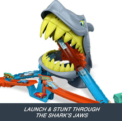 Hot Wheels City Shark Chomp Beach Playset JHL96 - Colorland Toys