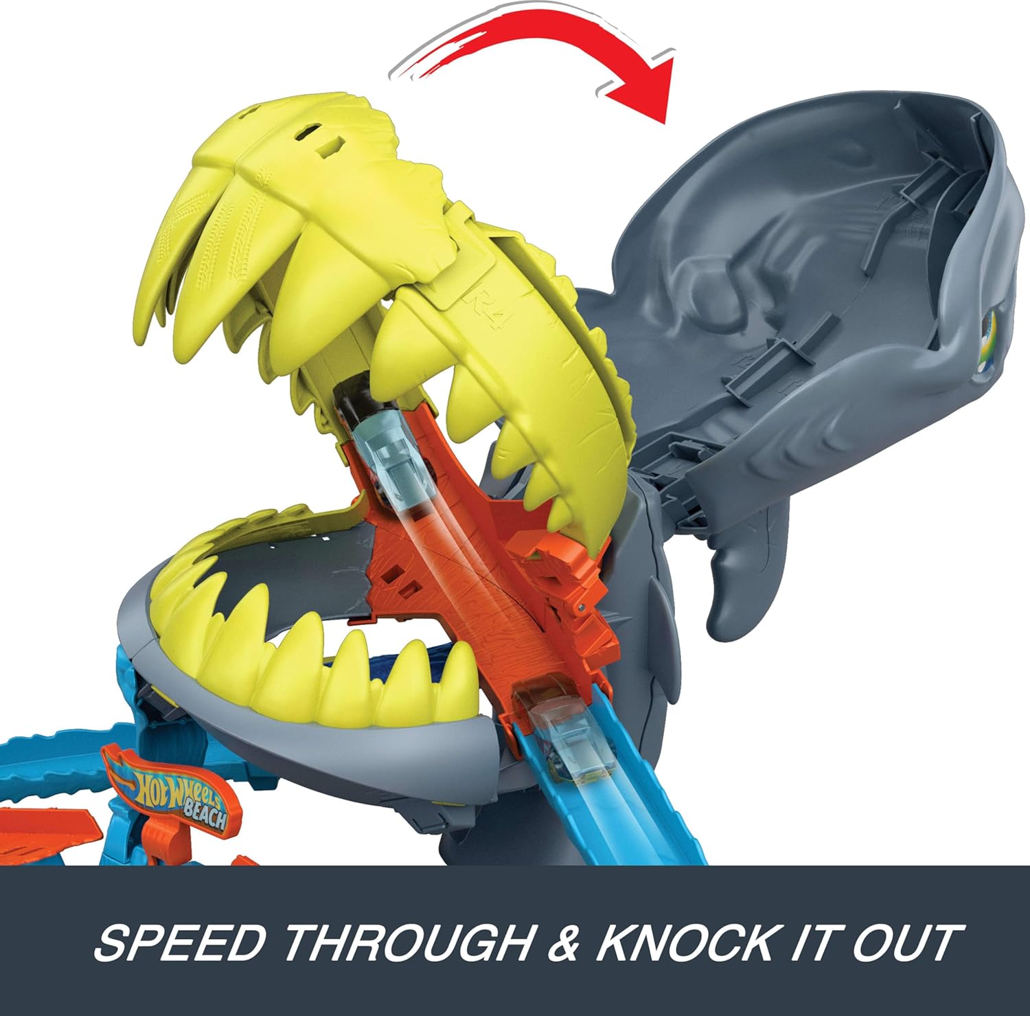 Hot Wheels City Shark Chomp Beach Playset JHL96 - Colorland Toys