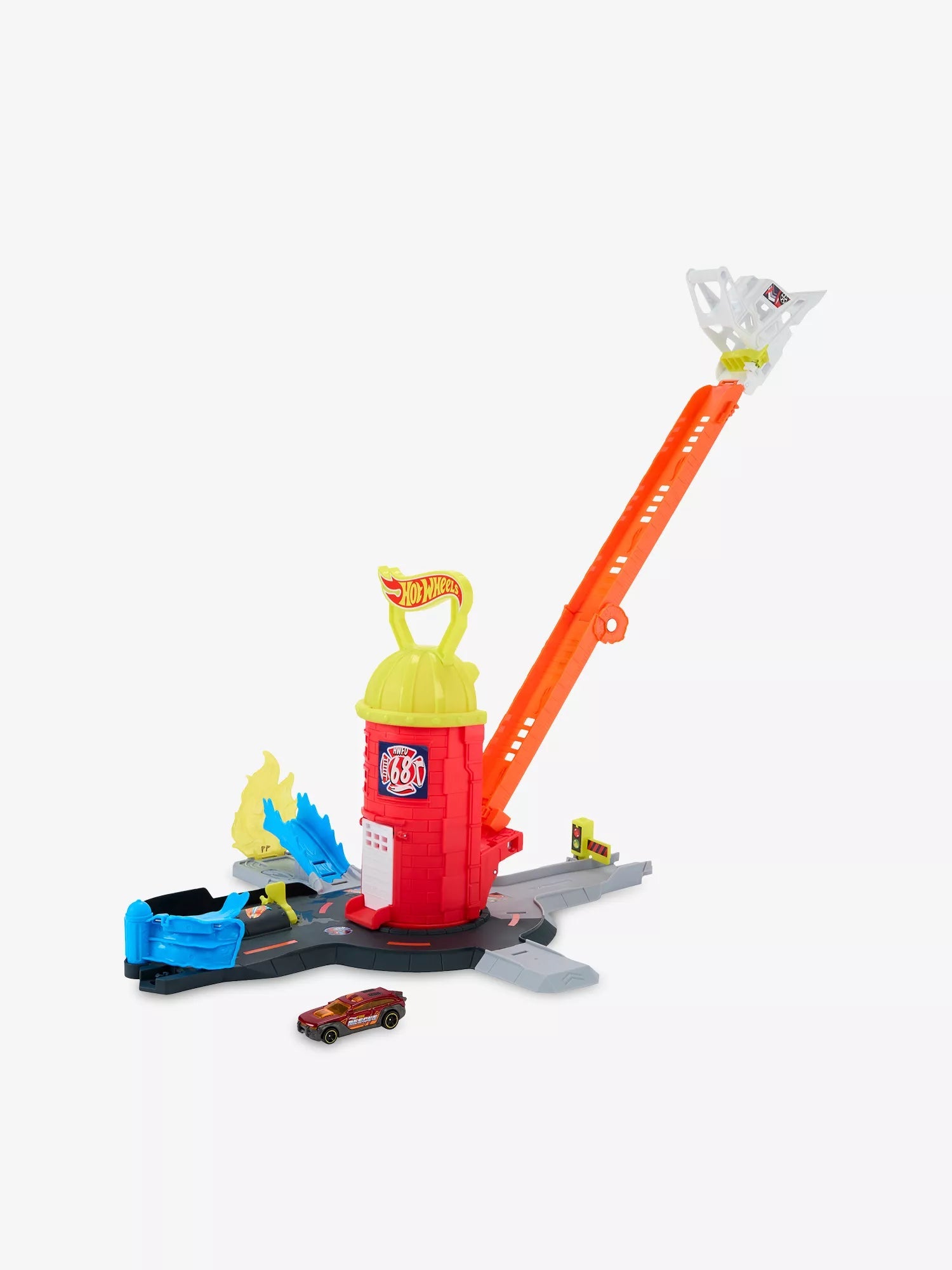 Hot Wheels City Super Fire Station Rescue JHL95 - Colorland Toys