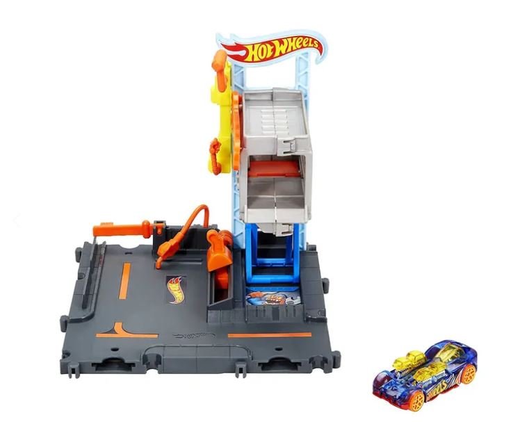 Hot Wheels City Tune Up Garage Playset HDR25 - Colorland Toys