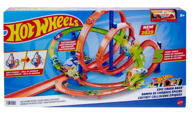 Hot Wheels Epic Crash Dash Track Set HNL97 - Colorland Toys