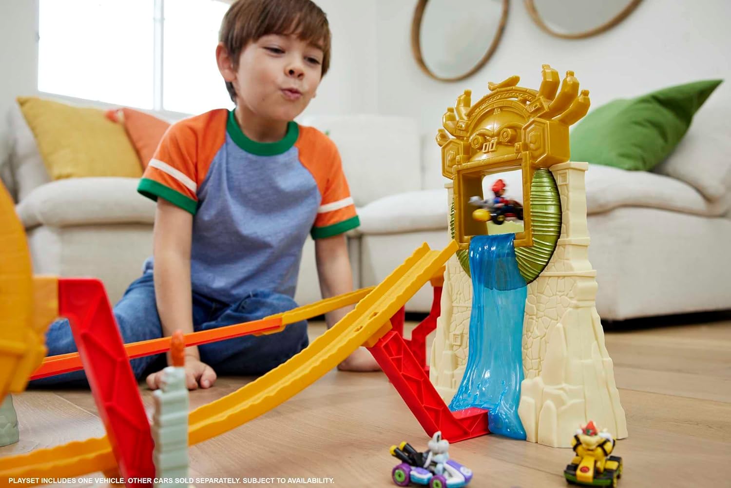 Hot Wheels Mario Kart Kong Island Track Playset HMK49 - Colorland Toys