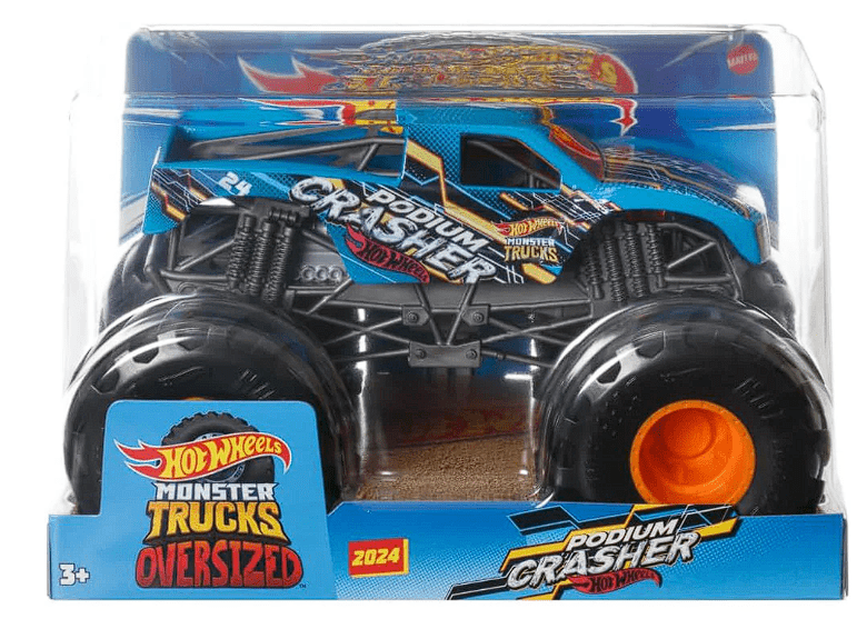 Hot Wheels Monster Truck Oversized Podium Crasher FYJ83/HTM92 - Colorland Toys