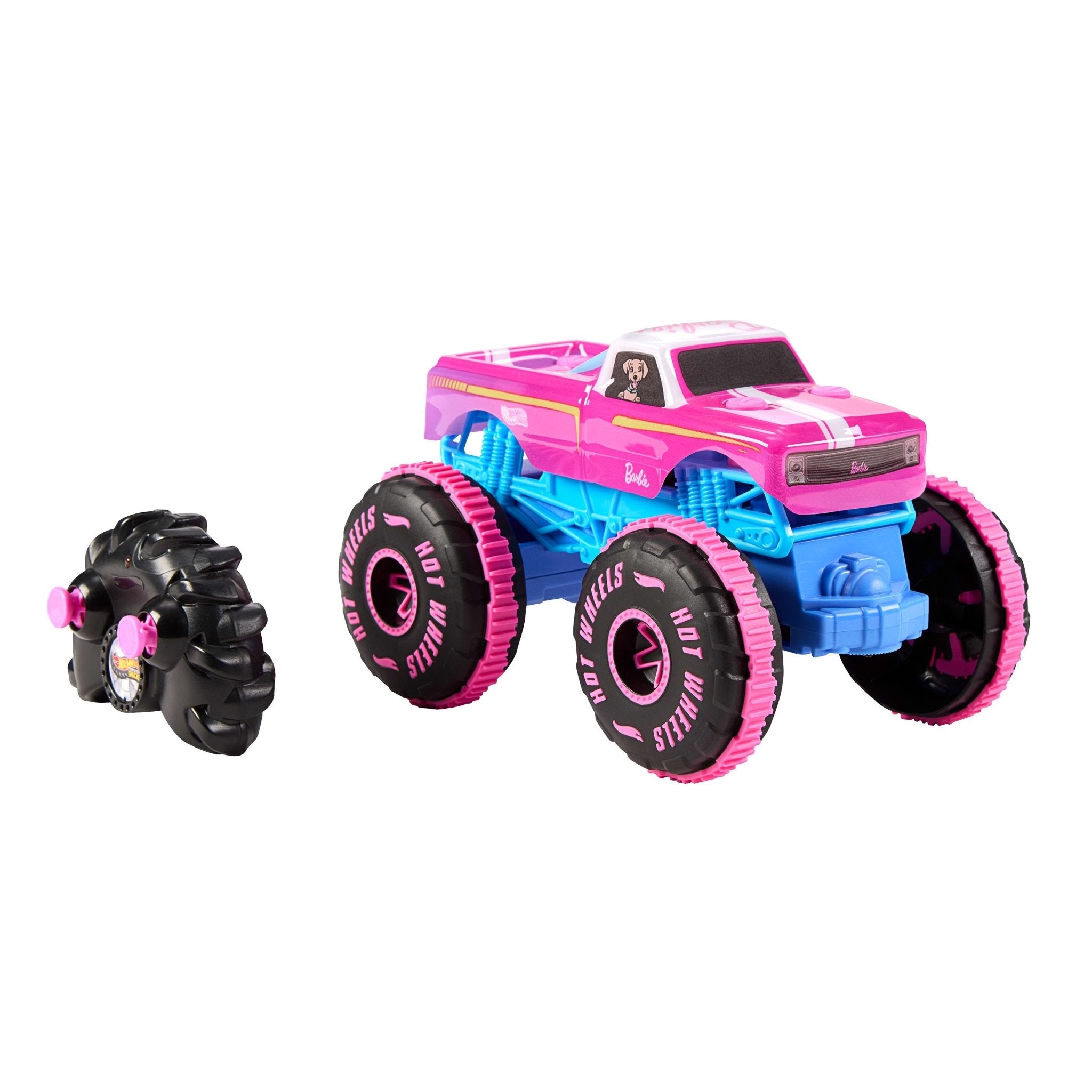 Hot Wheels Monster Trucks 1:24 Scale Barbie RC Toy Vehicle - Colorland Toys