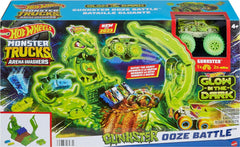 Hot Wheels Monster Trucks Arena Gunkster Ooze Battle HPN72 - Colorland Toys