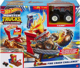Hot Wheels Monster Trucks Arena Smashers - Fire Crash Challenge HNB90/HNB87 - Colorland Toys