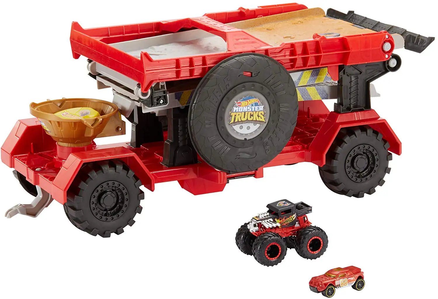 Hot Wheels Monster Trucks Downhill Race & Go GFR15 - Colorland Toys