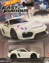 Hot Wheels Premium Fast & Furious - Porsche 718 Cayman GT4 Diecast - Colorland Toys