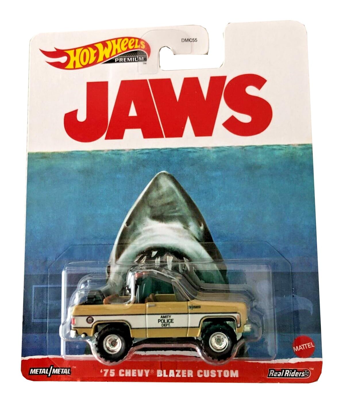Hot Wheels Premium Vehicles - Jaws 75 Chevy Blazer Custom - Colorland Toys