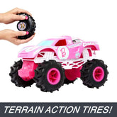 Hot Wheels Remote controlled 1:64 Barbie Monster Truck - Colorland Toys
