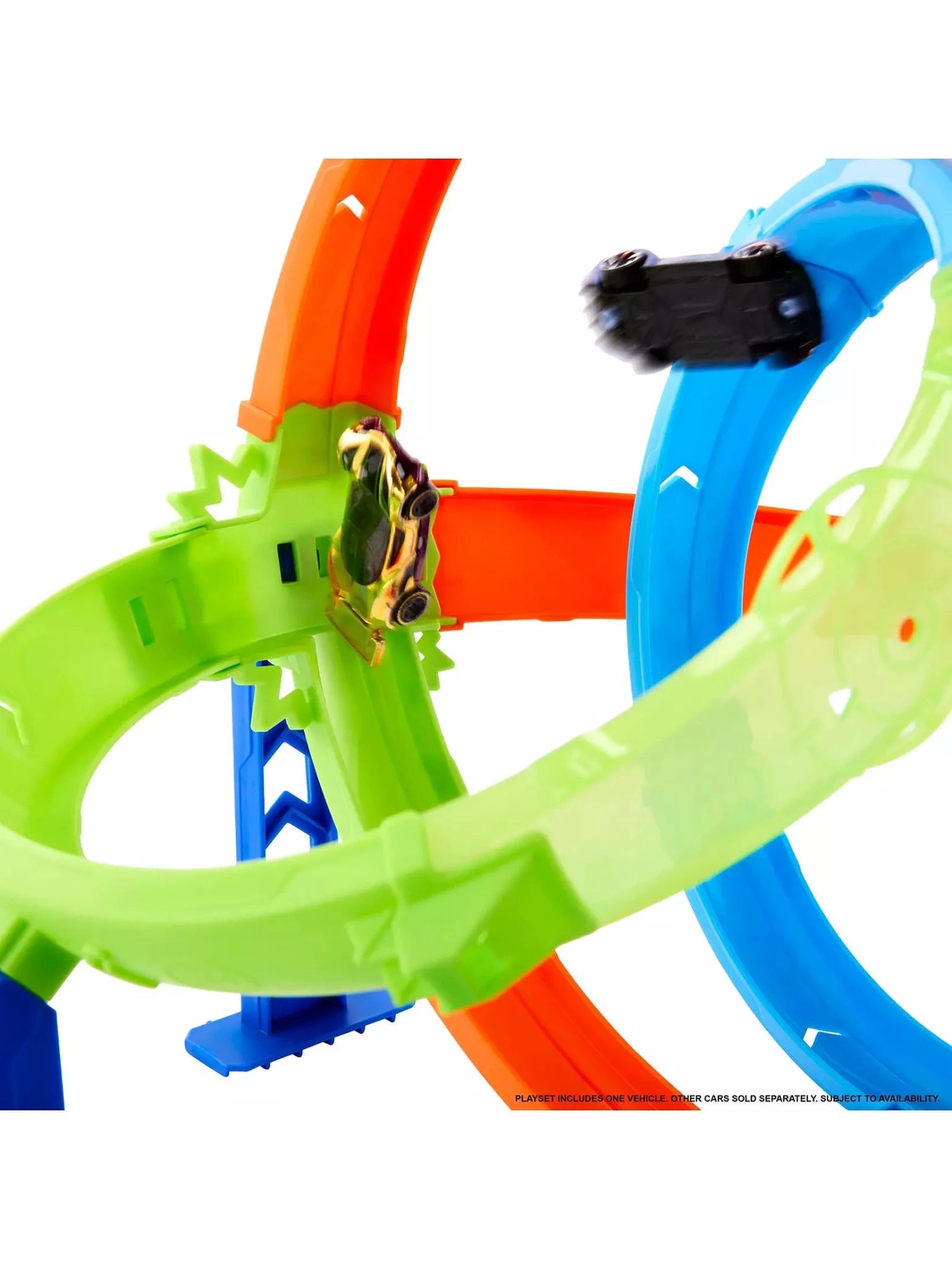 Hot Wheels Stunt Tracks Rapid Launch Cyclone Track Set JHK73 - Colorland Toys