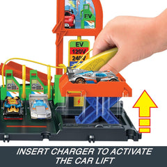 Hot Wheels Super Recharge Fuel Station Playset HTN79 - Colorland Toys