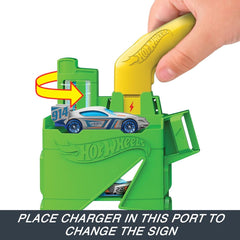 Hot Wheels Super Recharge Fuel Station Playset HTN79 - Colorland Toys