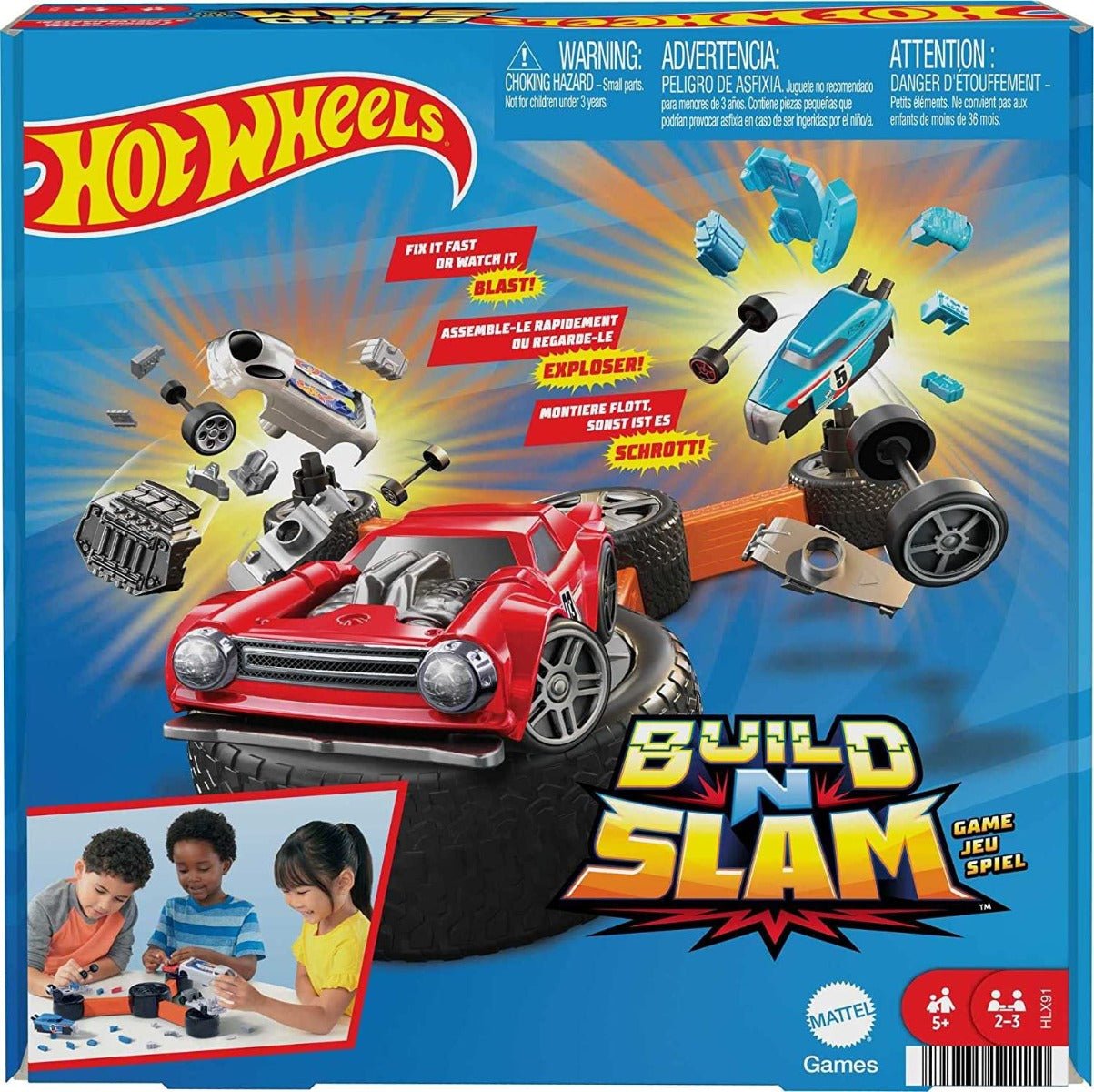 Hotwheels Build 'N Slam Game HLX91 - Colorland Toys