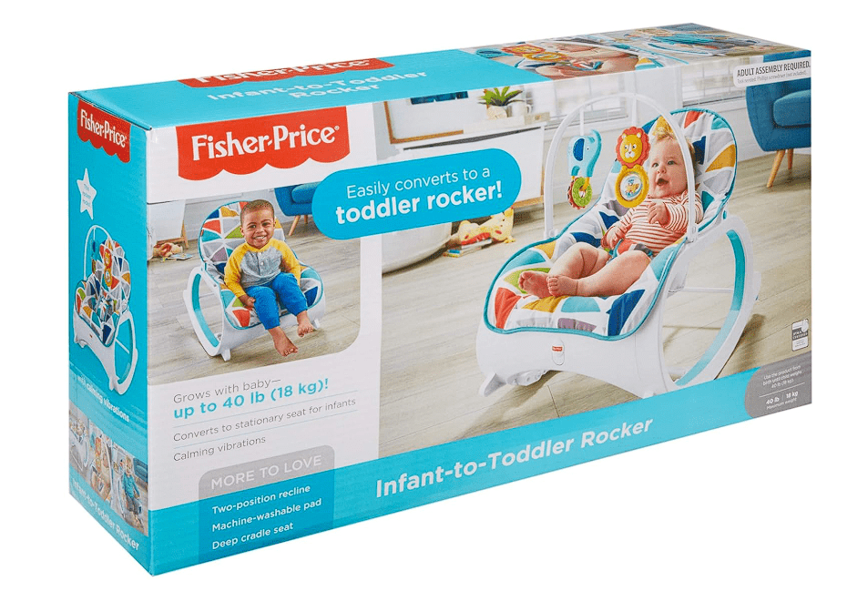 Hu - Baby Infant - To - Toddler Rocker B10508/69820 - Colorland Toys