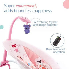 Hu - Baby Rhythic Rocker Chair Pink B2117/69850 - Colorland Toys