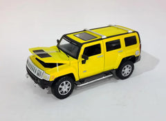 MSZ 1:24 Hummer H3 Die-Cast Car – Red & Yellow - Colorland Toys