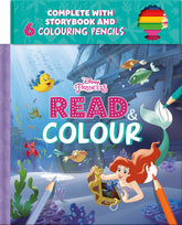 Igloo Books Disney Princess Ariel: Read & Colour 527020 - Colorland Toys