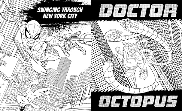 Igloo Books Marvel Spider - Man: Mega Colouring 082662 - Colorland Toys