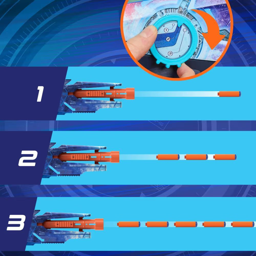Nerf Loadout Galactic Commander Blaster And 48 N1 Darts G1580 - Colorland Toys