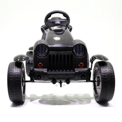 Go Kart Kids Ride On Pedal Car 4 Wheel (Black) - Colorland Toys